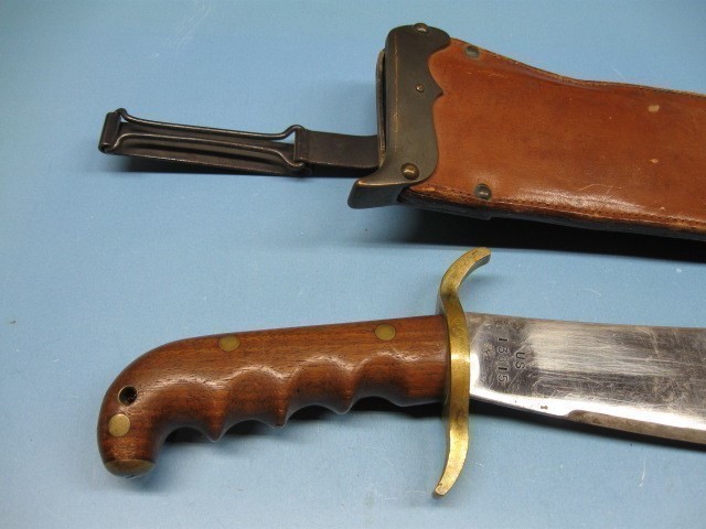 US 1904 HOSPITAL CORPS BOLO KNIFE WITH SHEATH 1910 SPRINGFIELD ARMORY BOLO-img-2
