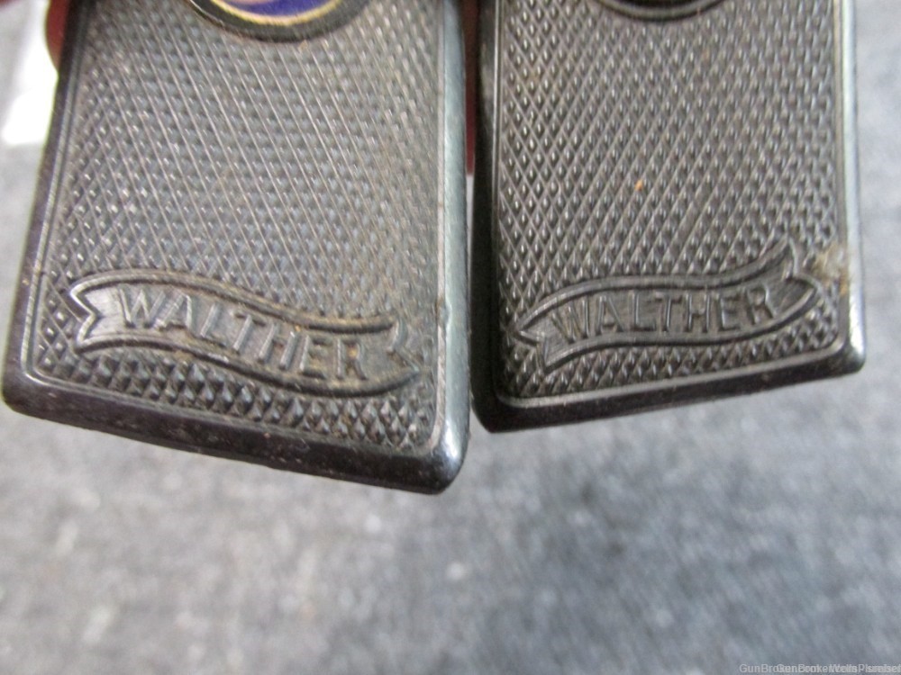 WALTHER MODEL 8 ORIGINAL FACTORY PISTOL GRIPS  (EXCELLENT CONDITION) RARE-img-3