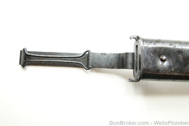 US ROCK ISLAND MODEL 1905 BAYONET w/ LEATHER COVERED SCABBARD DATED 1906-img-17