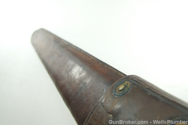 US SPRINGFIELD ARMORY MODEL 1905 BAYONET w/ LEATHER COVERED SCABBARD (1910)-img-26