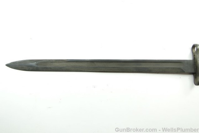 US SPRINGFIELD ARMORY MODEL 1905 BAYONET w/ LEATHER COVERED SCABBARD (1910)-img-8