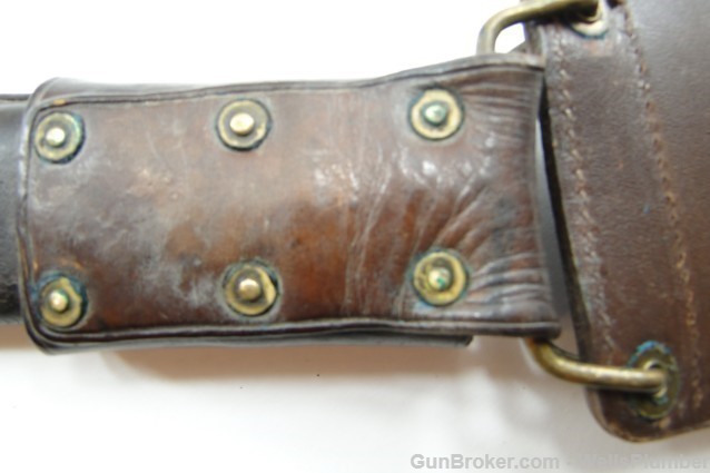 SPRINGFIELD ARMORY MODEL 1905 BAYONET w/ LEATHER COVERED SCABBARD (1910)-img-20