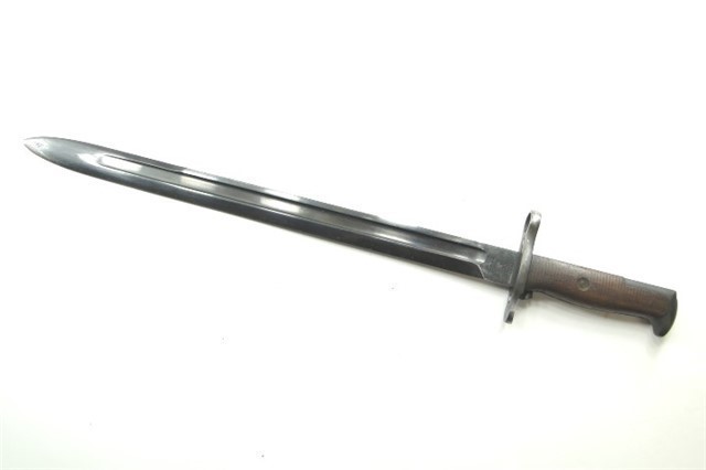 SPRINGFIELD ARMORY MODEL 1905 BAYONET w/ LEATHER COVERED SCABBARD (1910)-img-3