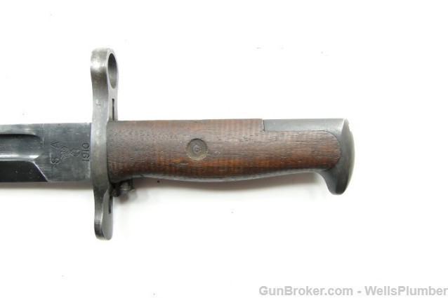 SPRINGFIELD ARMORY MODEL 1905 BAYONET w/ LEATHER COVERED SCABBARD (1910)-img-5