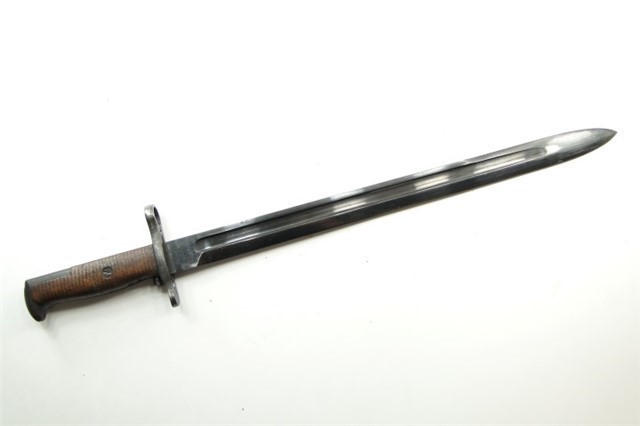 SPRINGFIELD ARMORY MODEL 1905 BAYONET w/ LEATHER COVERED SCABBARD (1910)-img-2