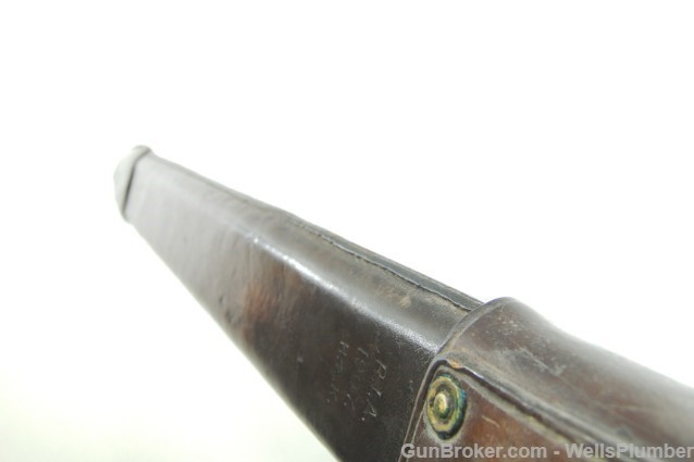 SPRINGFIELD ARMORY MODEL 1905 BAYONET w/ LEATHER COVERED SCABBARD (1910)-img-22