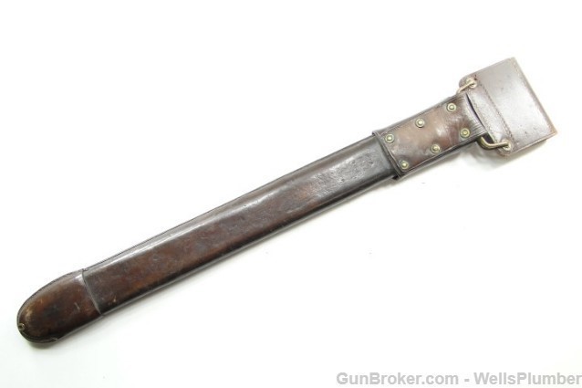 SPRINGFIELD ARMORY MODEL 1905 BAYONET w/ LEATHER COVERED SCABBARD (1910)-img-28
