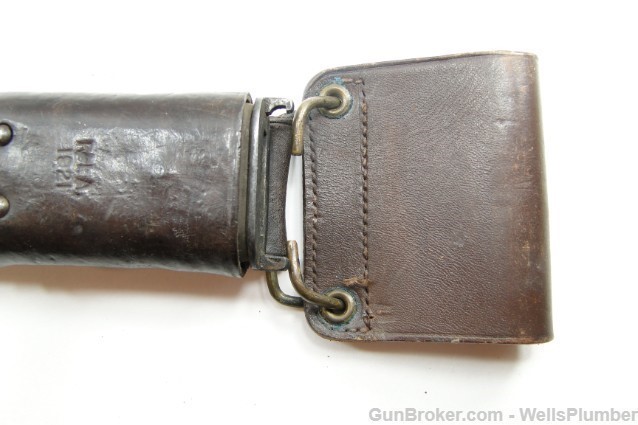 SPRINGFIELD ARMORY MODEL 1905 BAYONET w/ LEATHER COVERED SCABBARD (1910)-img-15