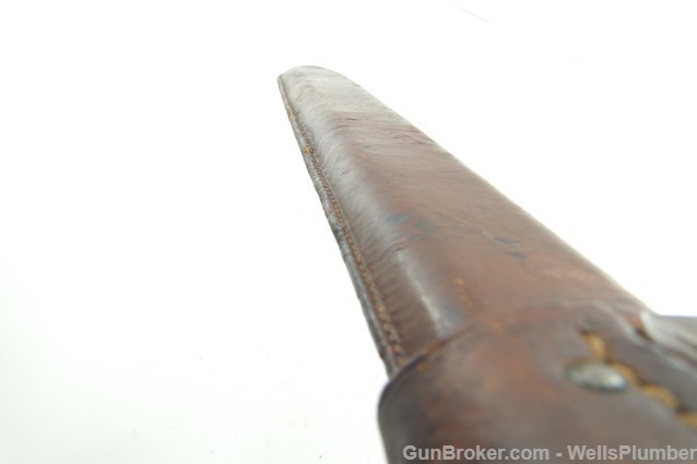 US SPRINGFIELD ARMORY MODEL 1905 BAYONET w/ LEATHER COVERED SCABBARD (1906)-img-18