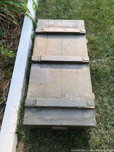 RUSSIAN RPG WOODEN CRATE WITH FUSE CONTAINERS CZECH PG-9 RPG CRATE (RARE)-img-12