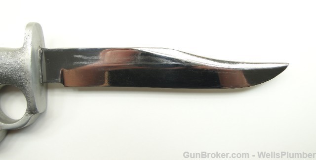 VIETNAM US PARSONS CLIP POINT KNUCKLE TRENCH KNIFE-img-7
