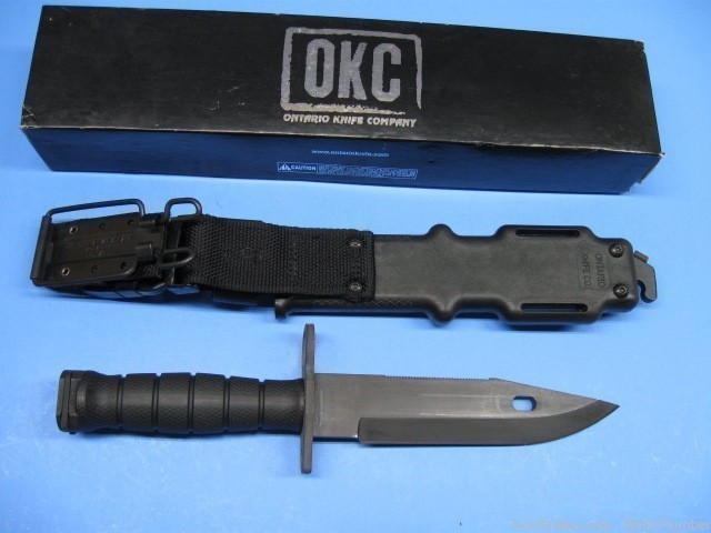 US M9 ONTARIO BAYONET WITH SCABBARD (MINT IN BOX)-img-1