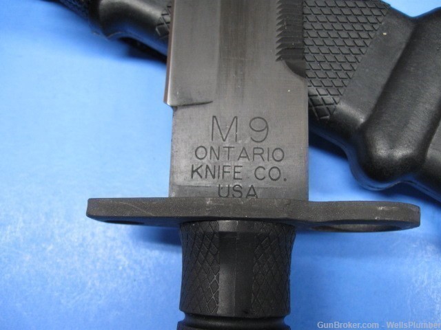 US M9 ONTARIO BAYONET WITH SCABBARD (MINT IN BOX)-img-2