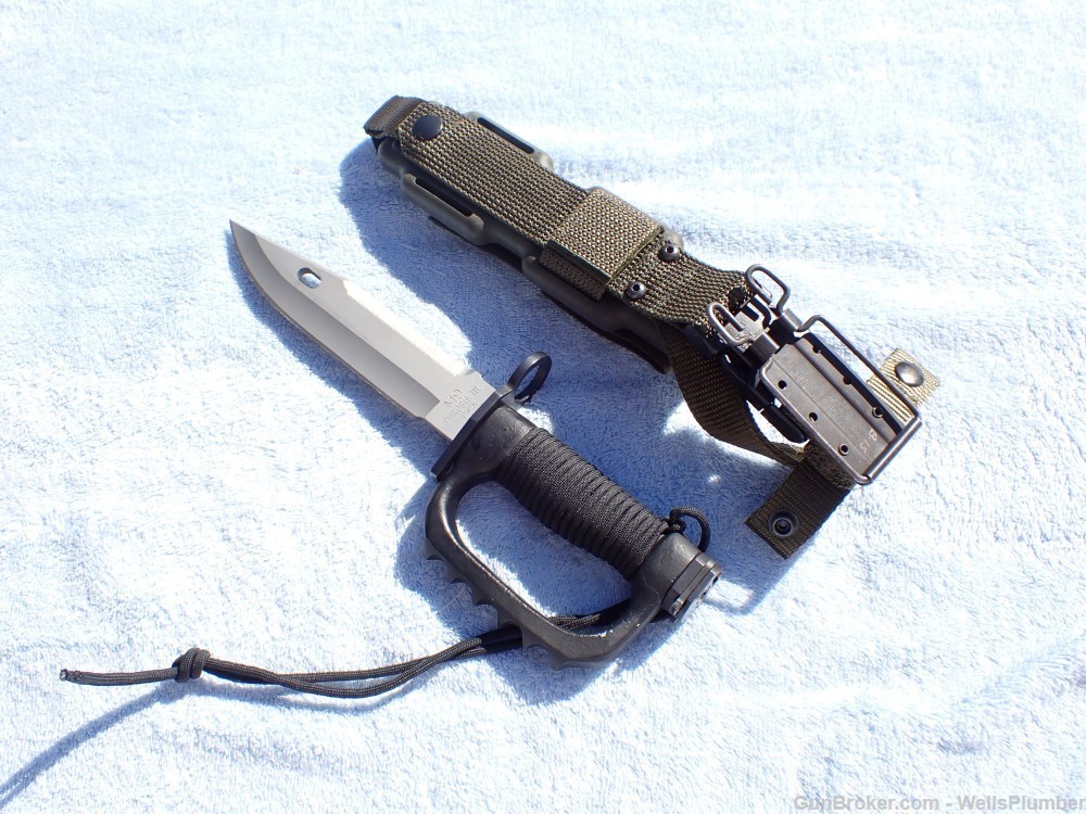 US M9 EDMF PHROBIS KNUCKLE KNIFE BAYONET WITH SCABBARD US-M9 BAYONET (MINT)-img-7
