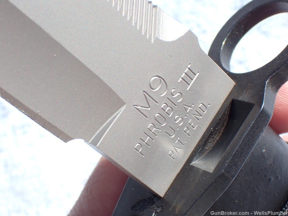 US M9 EDMF PHROBIS KNUCKLE KNIFE BAYONET WITH SCABBARD US-M9 BAYONET (MINT)-img-26