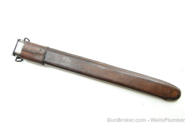 US ROCK ISLAND ARMORY MODEL 1905 BAYONET w/ LEATHER COVERED SCABBARD (1917)-img-14