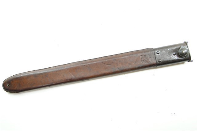 US ROCK ISLAND ARMORY MODEL 1905 BAYONET w/ LEATHER COVERED SCABBARD (1919)-img-18