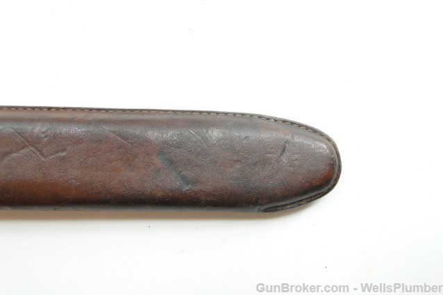 US ROCK ISLAND ARMORY MODEL 1905 BAYONET w/ LEATHER COVERED SCABBARD (1919)-img-16