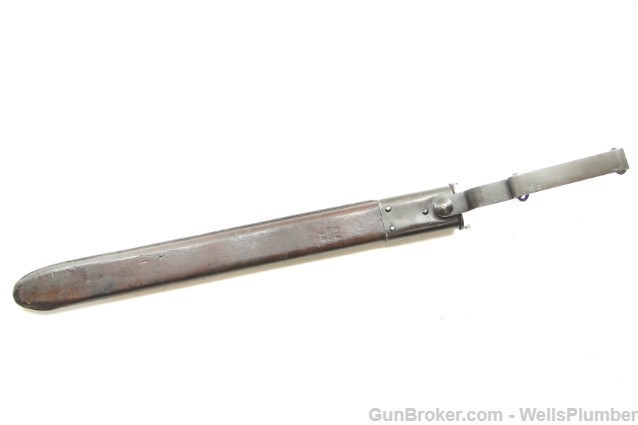 US ROCKISLAND ARMORY MODEL 1905 BAYONET w/ LEATHER COVERED SCABBARD (1906)-img-19