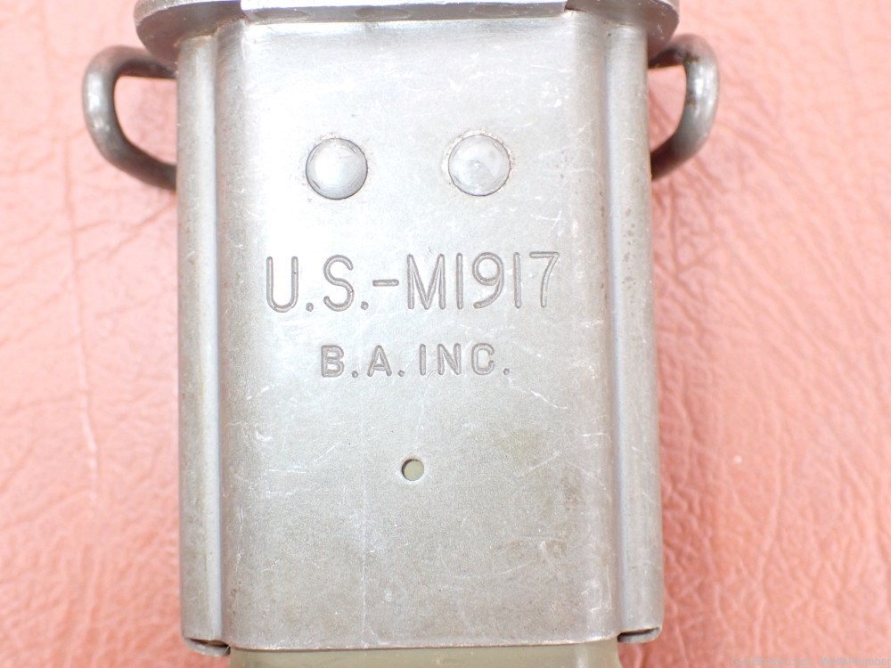 US M1917 VIETNAM TRENCH JUNGLE SHOTGUN BAYONET WITH SCABBARD GEN-CUT (MINT)-img-26
