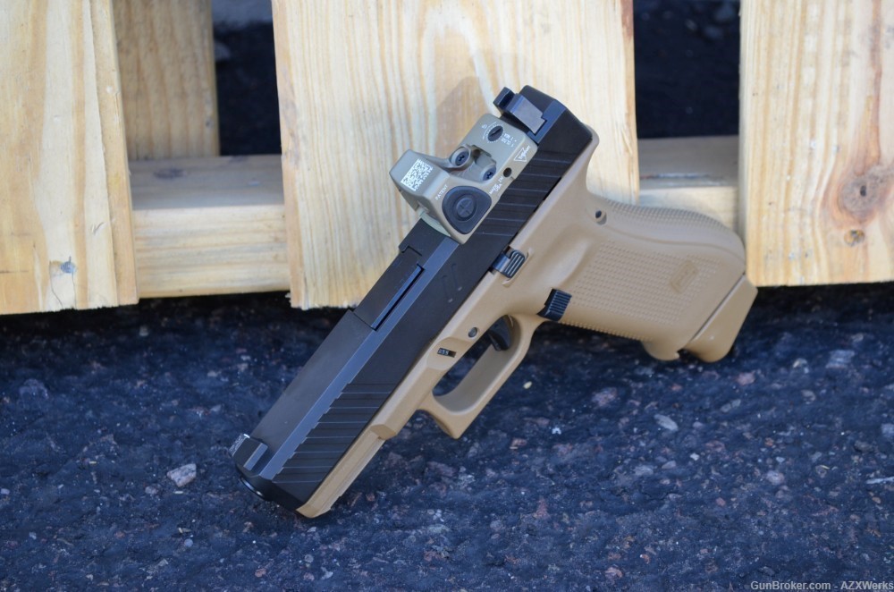 Glock 19X Zev Duty Trijicon RMR Coyote Package Optic Ready 9mm Type 2 RMR06-img-1