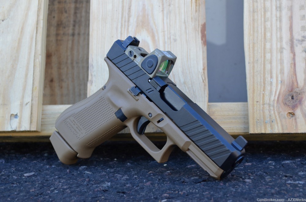 Glock 19X Zev Duty Trijicon RMR Coyote Package Optic Ready 9mm Type 2 RMR06-img-3