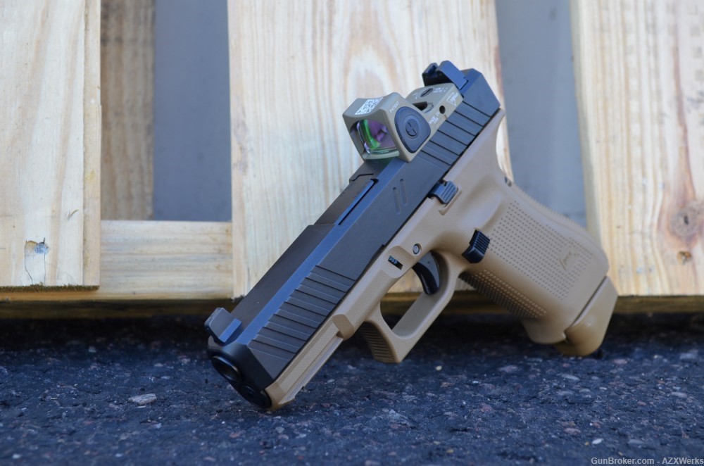 Glock 19X Zev Duty Trijicon RMR Coyote Package Optic Ready 9mm Type 2 RMR06-img-0