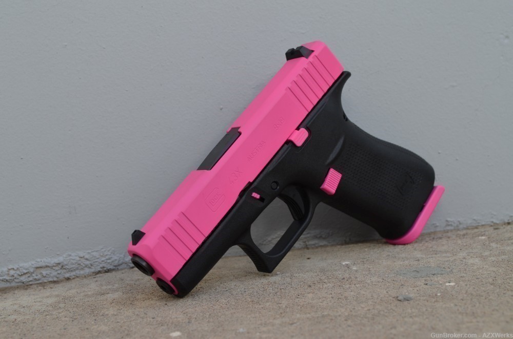 Glock 43X 9mm X-Werks Hot Pink G43X 43 G5 New 2 Mags-img-1