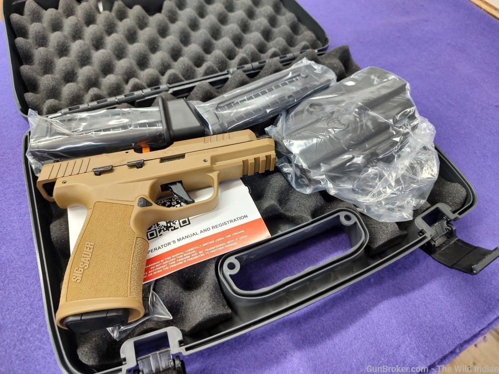 SIG SAUER  P322 OPTIC READY 22LR 4" 3-20RD COYOTE-img-1