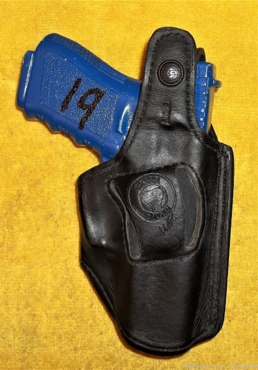Cobra Gunskin RUGER DUAL CARRY IWB OWB Glock 19 9mm Leather Holster-img-0