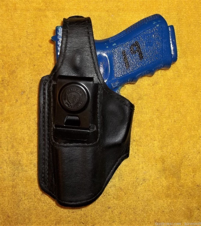 Cobra Gunskin RUGER DUAL CARRY IWB OWB Glock 19 9mm Leather Holster-img-1