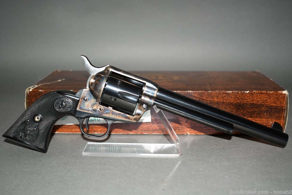 Excellent Colt 3rd Gen Single Action Army SAA 45 Colt 7 1/2" W Box 1978-img-0