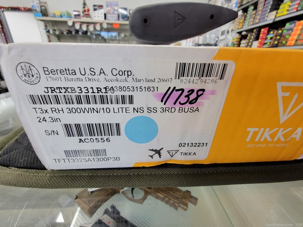 Tikka T3x Lite Stainless 300 Win. mag 24.3" Bbl. 3 Round Capacity-img-7