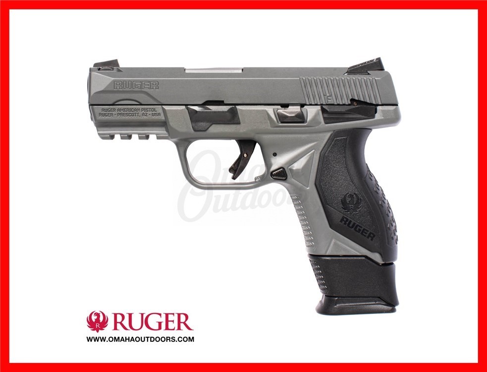 Ruger American Compact 12 / 17 RD 9mm Gray Pistol 8683-img-0