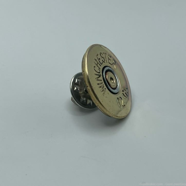 Shotgun Shell Hat Pin / Tie Tack, Winchester, Father's Day-img-2