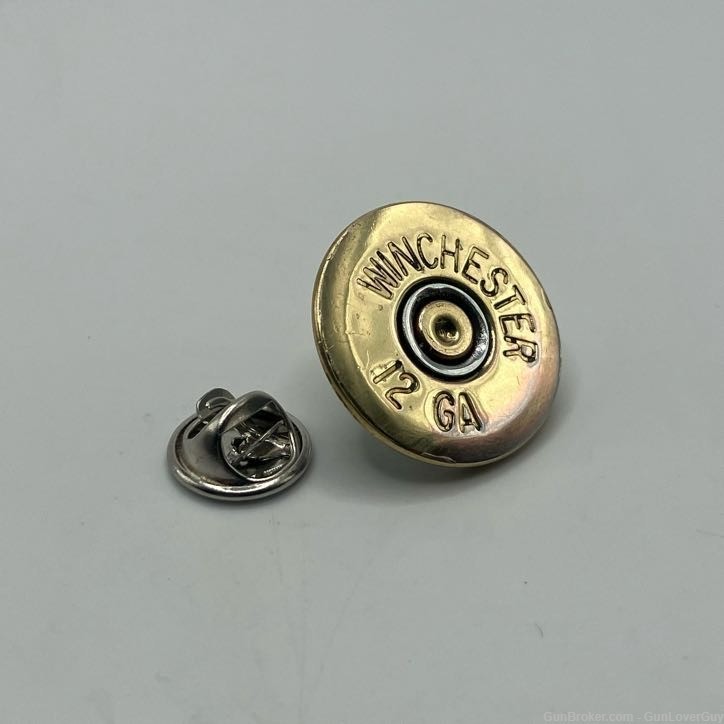Shotgun Shell Hat Pin / Tie Tack, Winchester, Father's Day-img-0