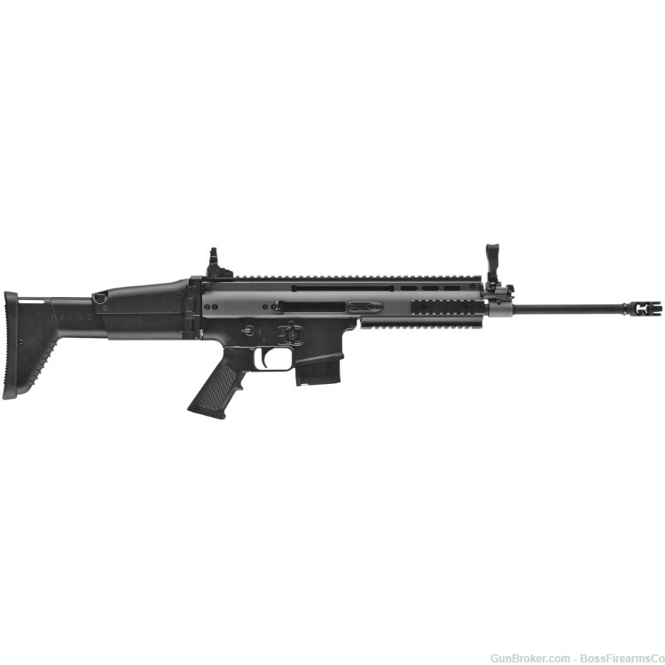 FN America SCAR 17S NRCH 7.62 NATO Semi-Auto Rifle 16.25" 10rd Black-img-0