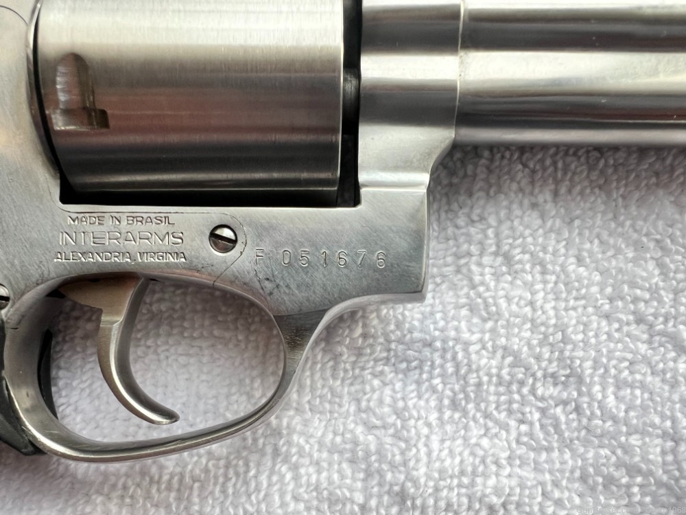 Beautiful Amadeo Rossi .357 Magnum Revolver Red front sight-img-4