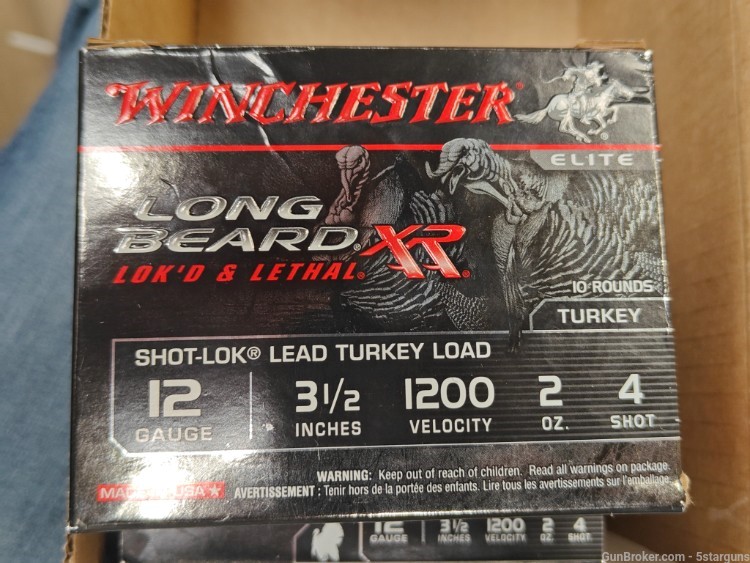 30 Shells Winchester Long Beard XR 3-1/2" 2oz 4 shot 12 gauge-img-1