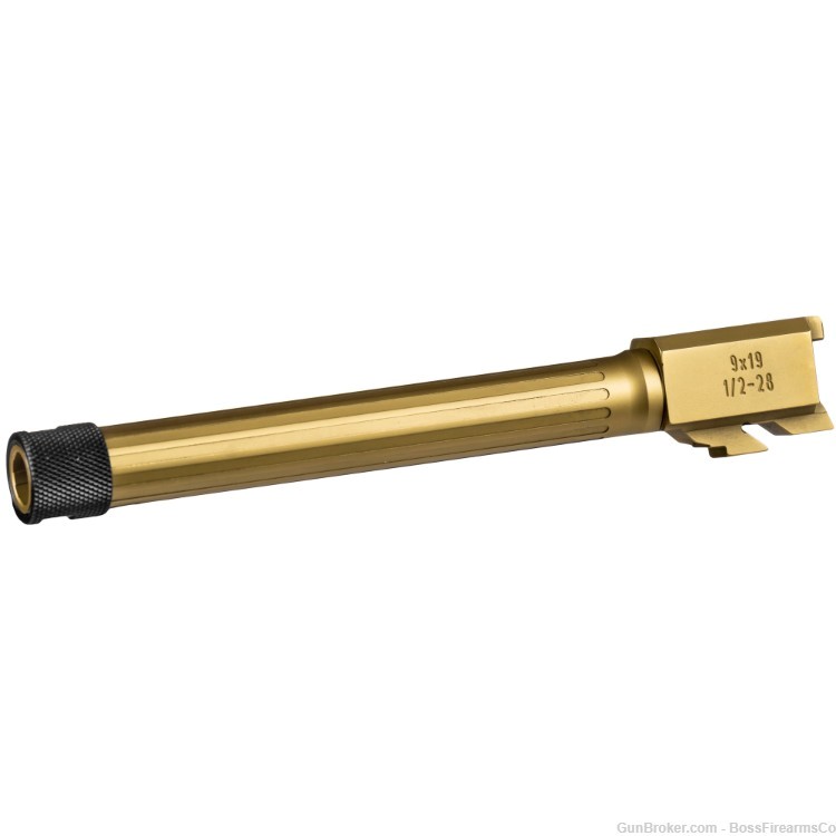Canik Full Sized 9mm Luger Threaded Barrel Gold 1/2x28" Gold PACN0030-img-0