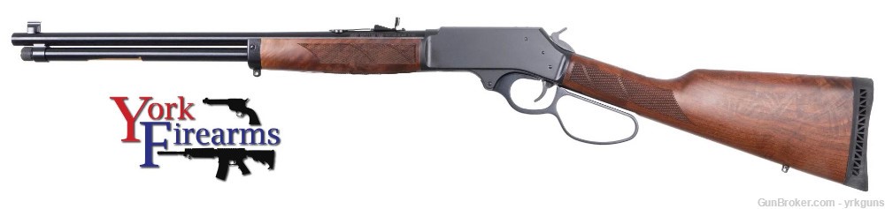 Henry Steel Lever Action 30-30 Side Gate Large Loop Rifle NEW H009GL-img-1