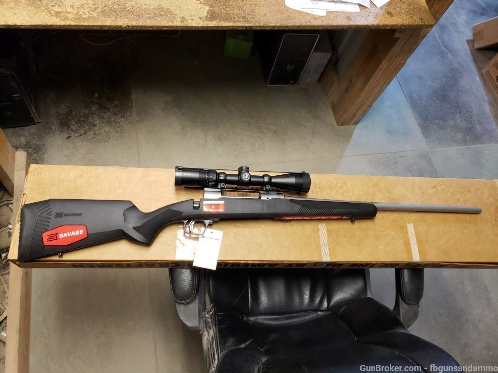 NEW SAVAGE 110 APEX STORM XP .270 WINCHESTER 22" STAINLESS VORTEX CROSSFIRE-img-2