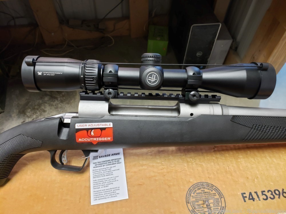NEW SAVAGE 110 APEX STORM XP .270 WINCHESTER 22" STAINLESS VORTEX CROSSFIRE-img-7