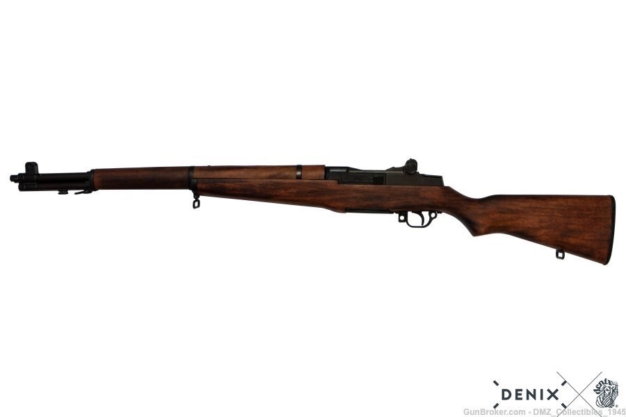 WWII WW2 US Garand Rifle Non-Firing Replica Gun by Denix-img-1