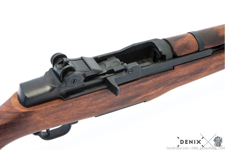WWII WW2 US Garand Rifle Non-Firing Replica Gun by Denix-img-6