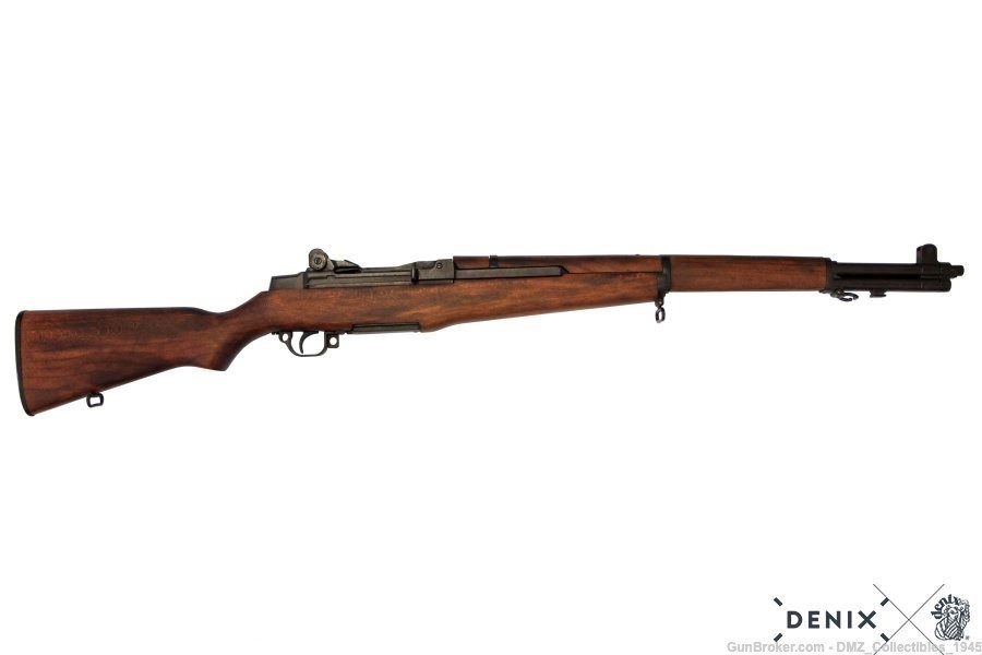 WWII WW2 US Garand Rifle Non-Firing Replica Gun by Denix-img-0