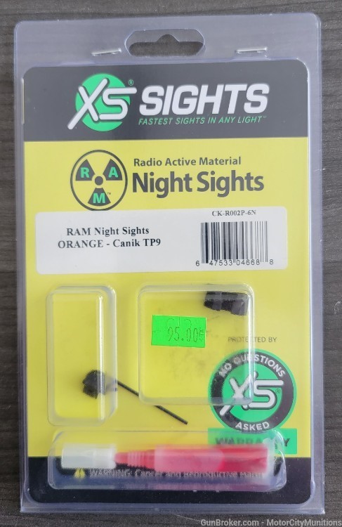 XS Sights RAM Night Sights Orange Canik TP9-img-0