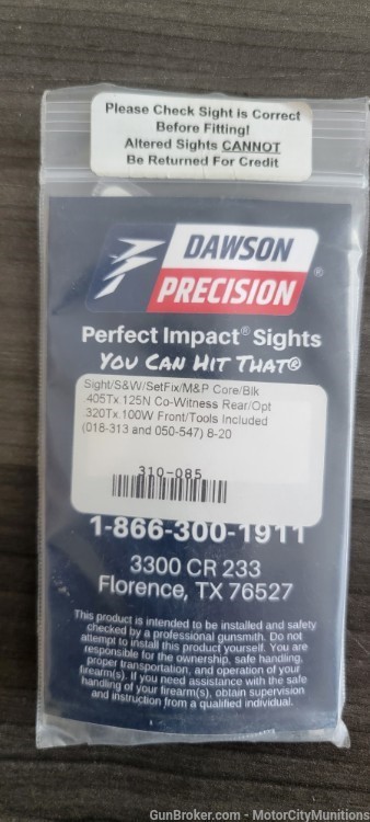 Dawson Precision S&W M&P Core Sights-img-0