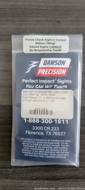 Dawson Precision Glock Sights All Except 17L or 24-img-0