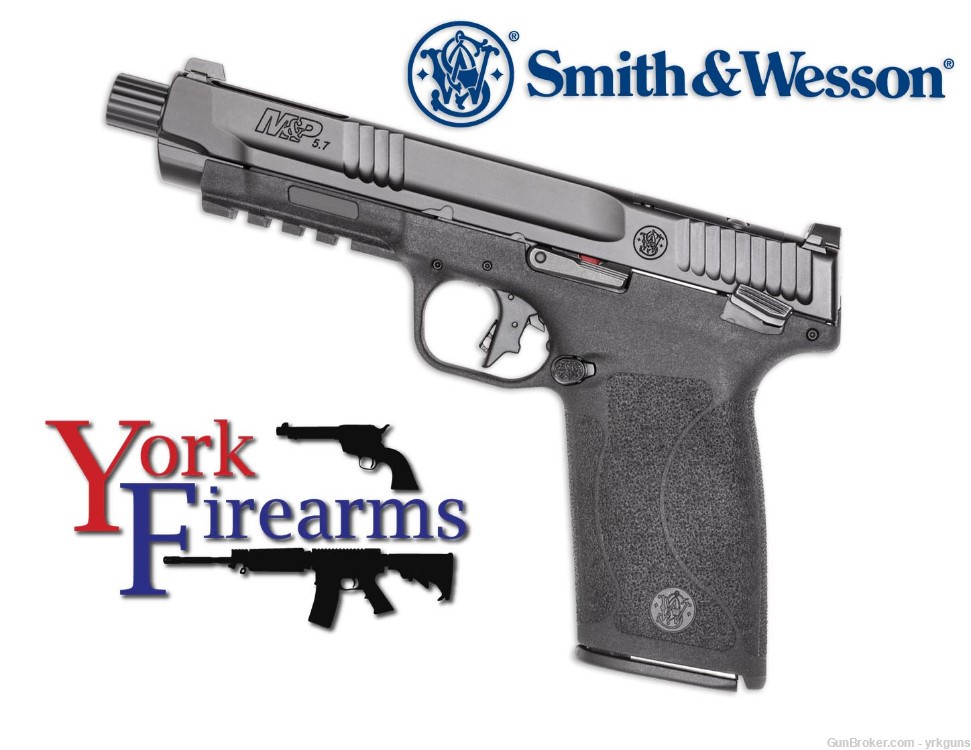 Smith & Wesson M&P 5.7x28mm Optic Ready Thumb-Safety Handgun NEW 13347-img-0